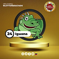 Lotto Activo RD Internacional — 24 IGUANA