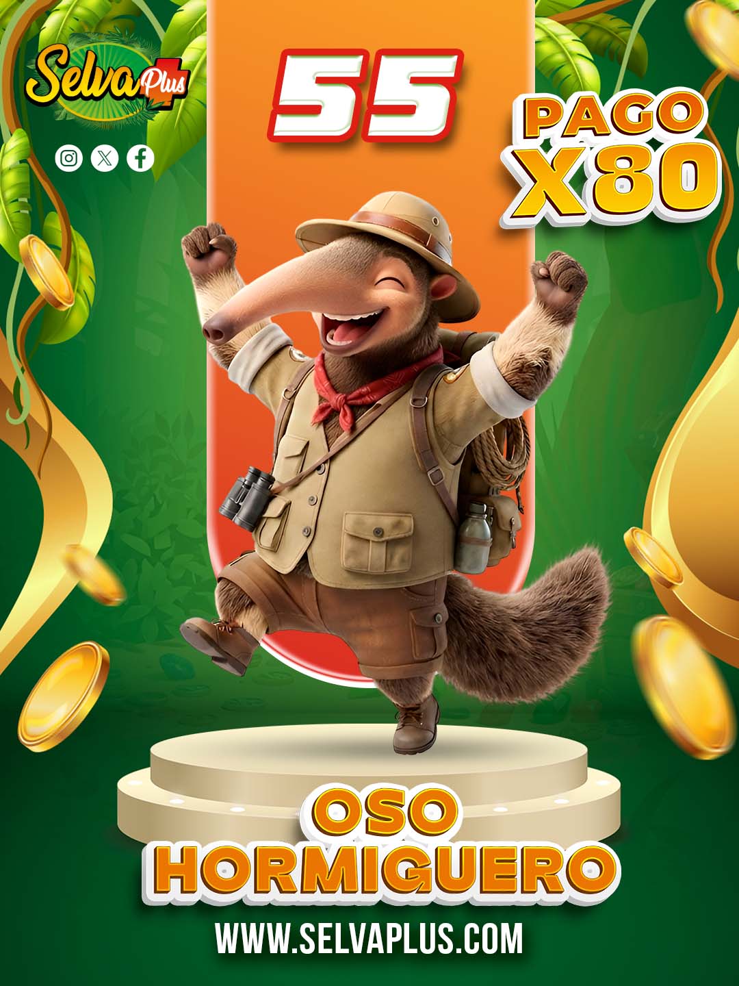 55 OSO HORMIGUERO